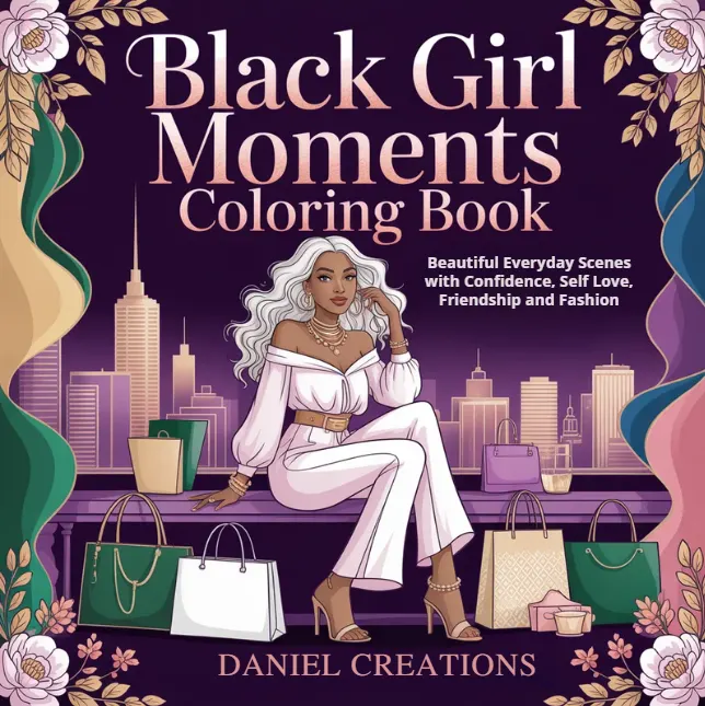 Black Girl Moments Coloring Book