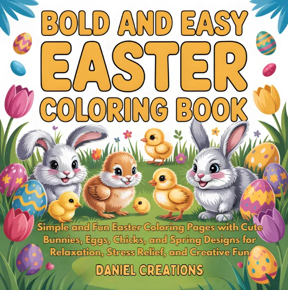 Easter Bunny Coloring Book