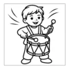 Drum Coloring Book - 40 Pages