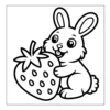 Strawberry Coloring Book - 40 Pages