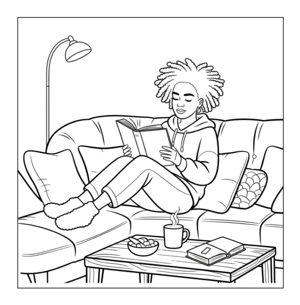 Black Girl Moments Coloring Book - 40 Pages
