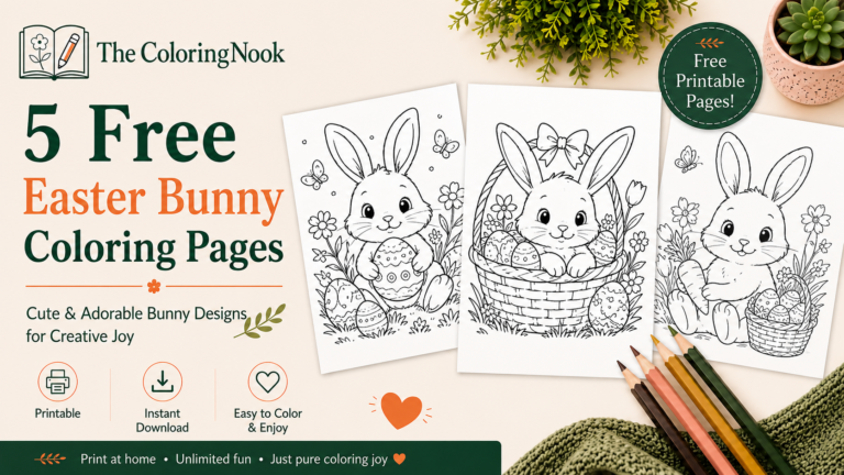 Easter Bunny Coloring Book