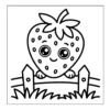 Strawberry Coloring Book - 40 Pages