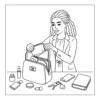 Black Girl Moments Coloring Book - 40 Pages
