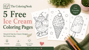 Ice Cream Coloring Pages