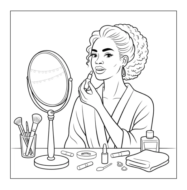 Black Girl Moments Coloring Book - 40 Pages