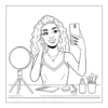 Black Girl Moments Coloring Book - 40 Pages