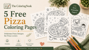 Pizza Coloring pages