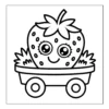 Strawberry Coloring Book - 40 Pages