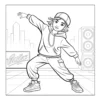 Dance Coloring Book - 40 Pages