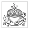 Food and Snacks Coloring Book - 40 Pages