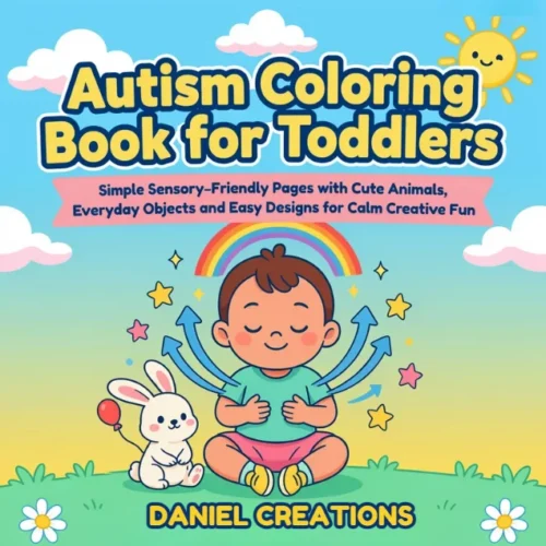 Autism Coloring Book cover — 40 printable pages