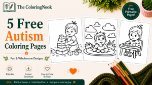 Autism Coloring Pages Free 5 Printable PDFs