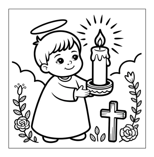 Baptism Coloring Book (Printable PDF)