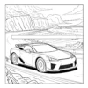 Coastal Cliff Racer JDM Coloring Book - 40 Pages
