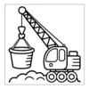 Construction Coloring Book - 40 Pages