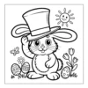 Easter Coloring Book - 40 Pages
