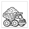 Construction Coloring Book - 40 Pages