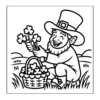Gathering Shamrocks St Patrick's Day Coloring Book - 40 Pages