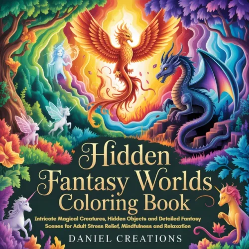 Fantasy Coloring Book - 40 Pages