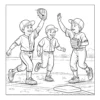 Baseball Coloring Book - 40 Pages