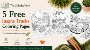 Insane Trucks Coloring Pages