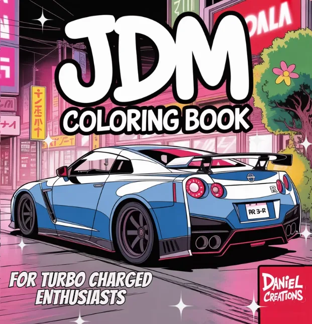 JDM Coloring Book - 40 Pages
