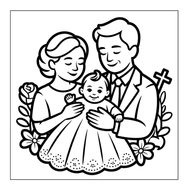 Baptism Coloring Book (Printable PDF)