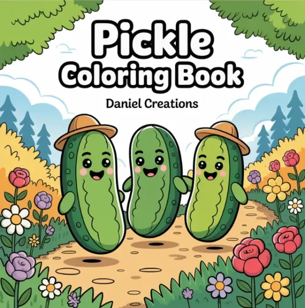 Pickle Coloring Book — 40 Pages