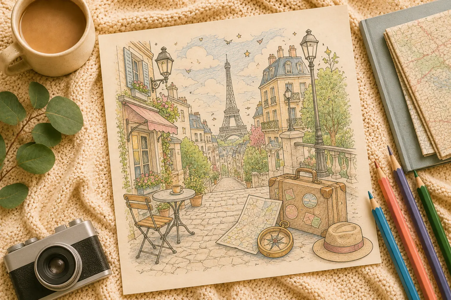 Places & Travel coloring pages