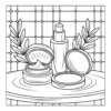 Skincare products displayed on a table.