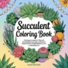 Succulent Coloring Succulents Coloring Book cover — 40 printable pages