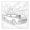 Modified Cars Coloring Book - 40 Pages