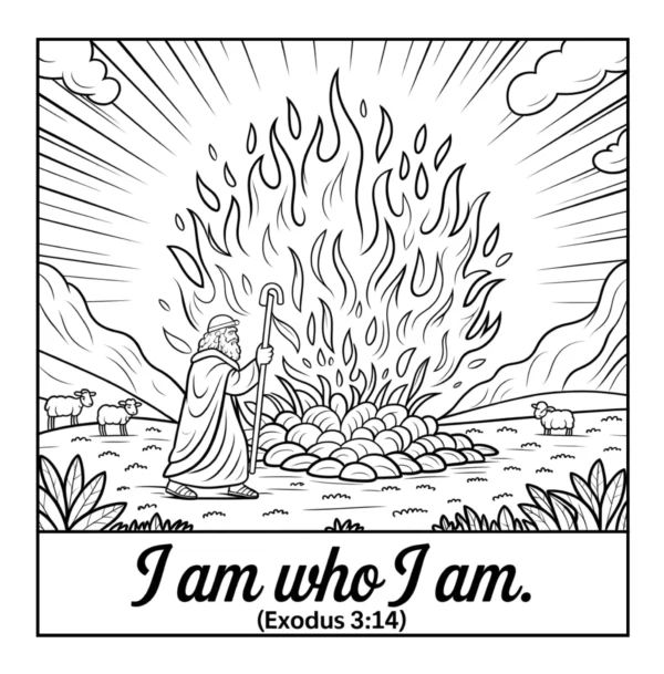 Bible Verse Coloring Book - 40 Pages