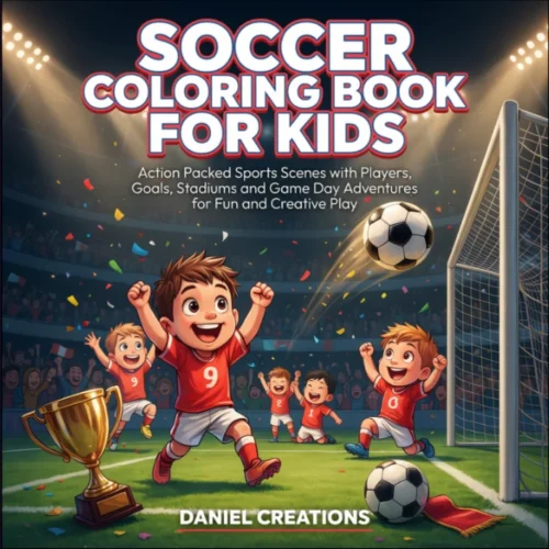 Soccer Ball Coloring Book - 40 Pages