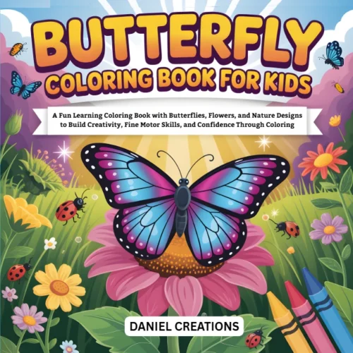 Butterfly Coloring Book - 40 Pages