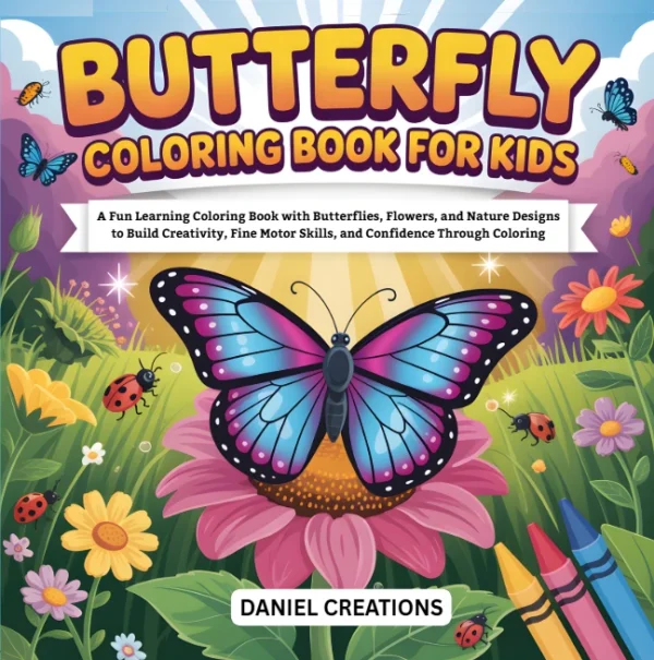 Butterfly Coloring Book Butterfly Coloring Book - 40 Pages