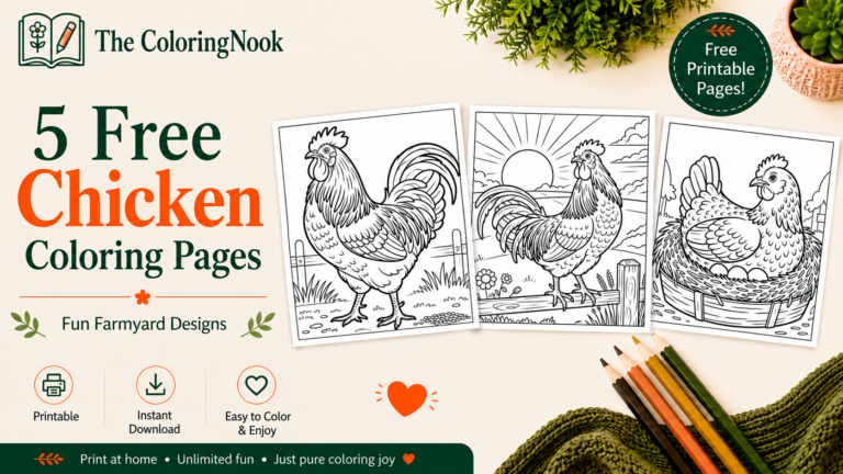 Chicken Coloring Pages