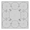 Circular Spiral Maze Circular spiral maze coloring page.