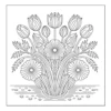 Daisy Tulip Arrangement Vase filled with tulips daisies.
