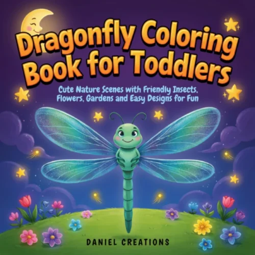 Dragonfly Coloring Book - 40 Pages