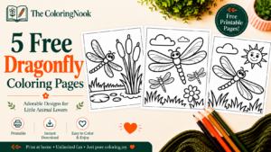 Dragonfly Coloring Pages