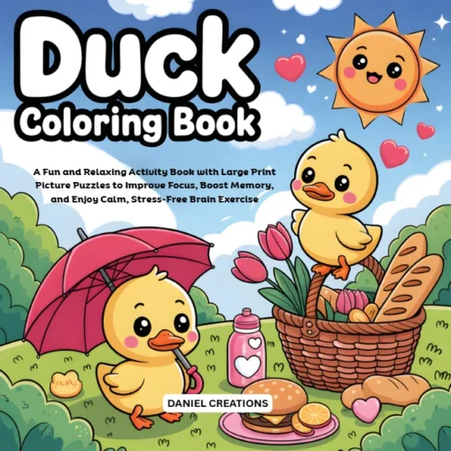 Duck Coloring Book - 40 pages