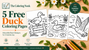 Duck Coloring Pages