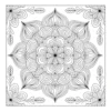 Floral Mandala Pattern Intricate floral mandala pattern design.