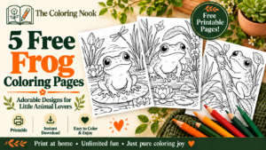 Frog Coloring Pages