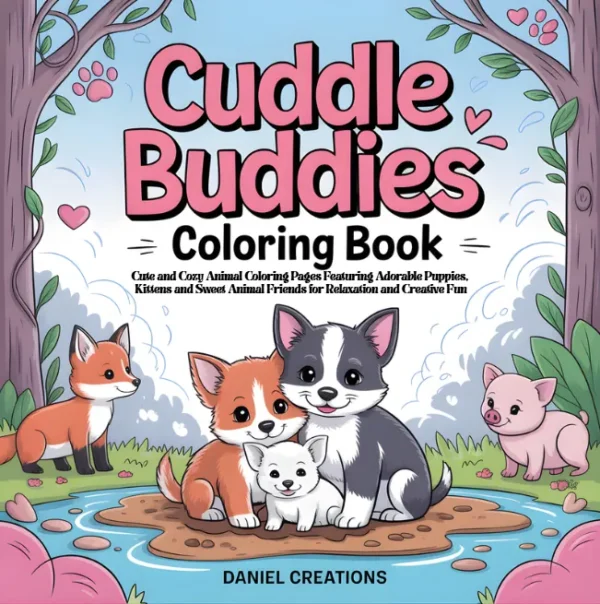 Fuzzy Buddies Coloring Book Fuzzy Buddies Coloring Book - 40 Pages