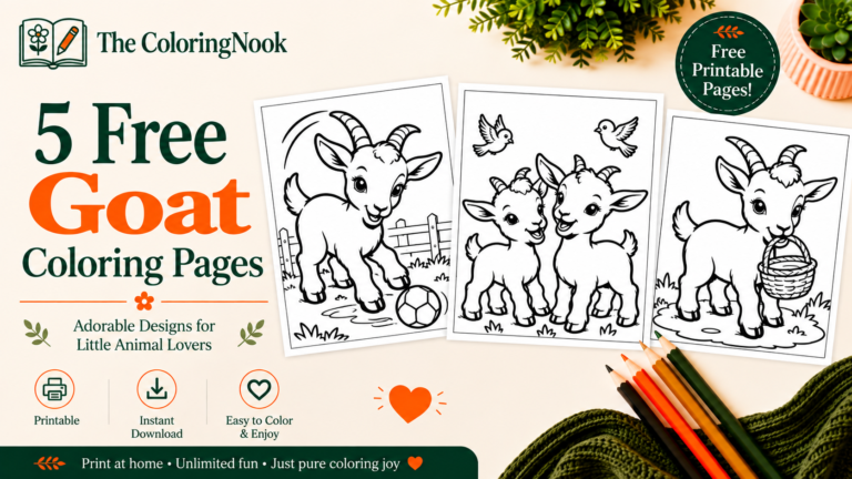 Goat Coloring Pages