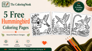 Hummingbird Coloring Pages