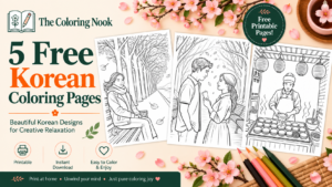 Korean Coloring Pages